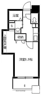 レインボー新栄【3階】の間取り
