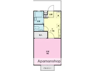 CASA T’S【2階】の間取り