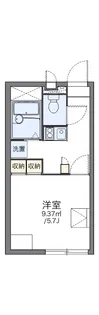 レオパレスエスポワール秋桜【2階】の間取り