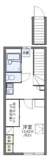 レオパレスアスリートM【202号室】の間取り