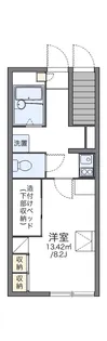 レオパレスアスリートM【106号室】の間取り