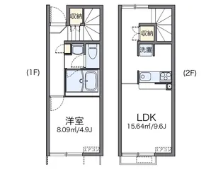 レオネクスト向日葵【102号室】の間取り