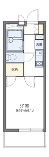 レオパレスサザンカ【1階】の間取り