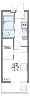 レオパレスNAGATA【4階】の間取り