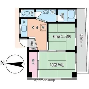 藤井ハイツ【3階】の間取り