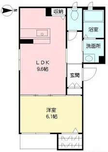 PAX天保山B棟【301号室】の間取り