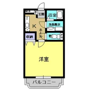 コンヴェニーレ エス【203号室】の間取り