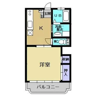 セジュールロマン【203号室】の間取り