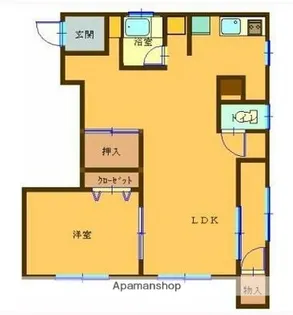 ファミールM【401号室】の間取り