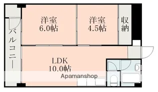 サンバード明和【3階】の間取り