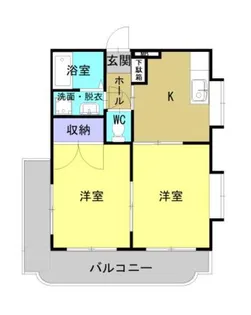 LA FORET FUKUMOTO【102号室】の間取り