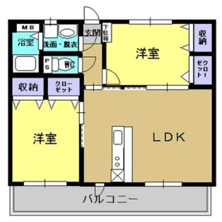 ボナール霧島【1階】の間取り