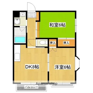 クレールM21【1階】の間取り