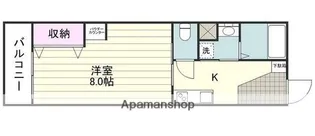 グランヴェルデ上荒田【1階】の間取り