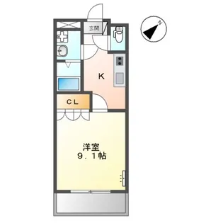 ウイングヒルズ【1階】の間取り