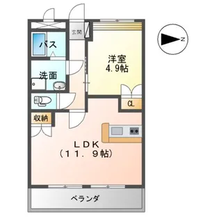 ベルメゾン・ルージュ【2階】の間取り