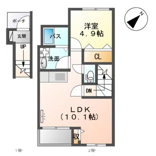 パートリア ’15【2階】の間取り