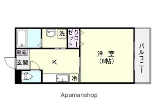フォンテーヌ小松原【2階】の間取り