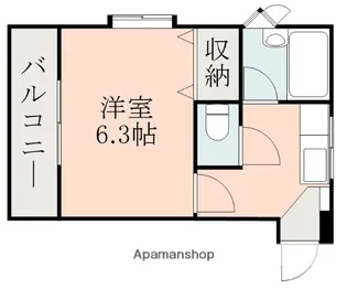 イモーレ真砂【4階】の間取り