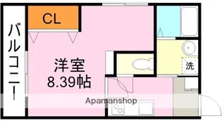 サンライズ東谷山【1階】の間取り