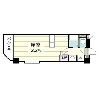 1Rの間取り画像