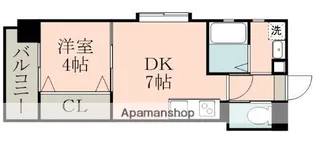 エルシオン平之町【9階】の間取り