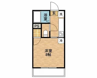 グレイス荒田壱番館【302号室】の間取り