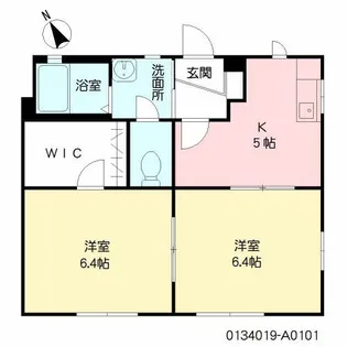 DIAS鶴舞【101号室】の間取り