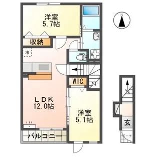 ラピュタ【2階】の間取り