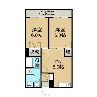 ザ・ビューヒルズⅡ【108号室】の間取り