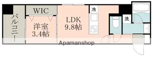 1LDKの間取り画像