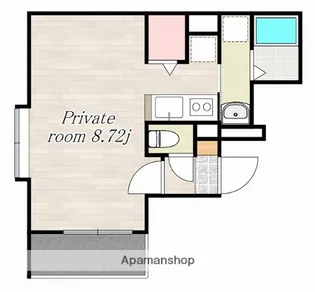 MARGARET H【4階】の間取り