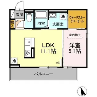 FELIZ(フェリス)【3階】の間取り