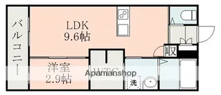LANDMARK南郡元【1階】の間取り