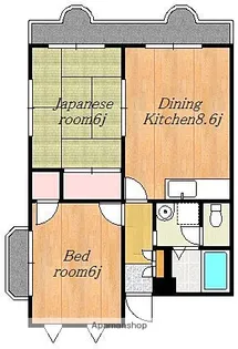リバティヒルⅡ【1階】の間取り