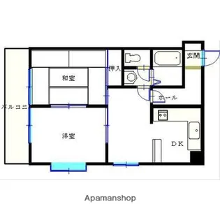 エクステンド清水町【5階】の間取り