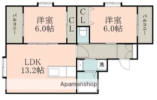 パルクラート・K【2階】の間取り
