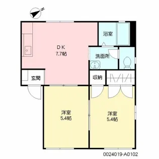 エクセレントK【1階】の間取り