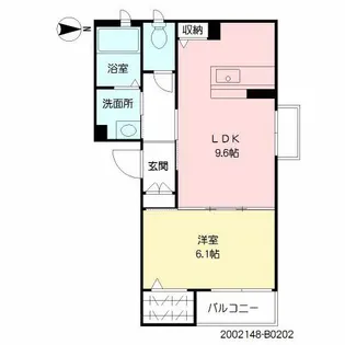 PAX天保山B棟【2階】の間取り