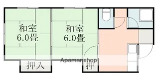 川崎アパート【2階】の間取り