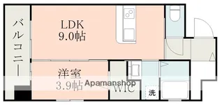 クレアグレイス荒田Ⅱ【9階】の間取り