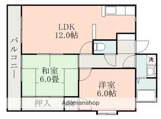 オリオン【3階】の間取り