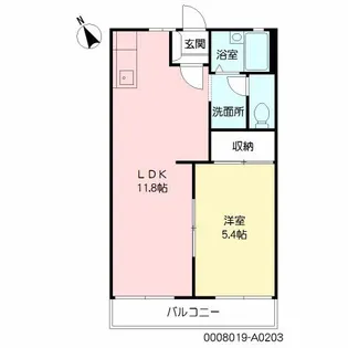 セフィラT【2階】の間取り