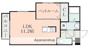 MSCT東谷山【2階】の間取り