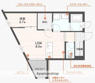 CASA CUORE【2階】の間取り