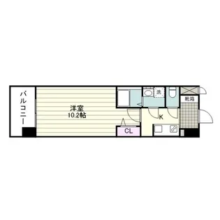 SーRESIDENCE新町AGOG【0807号室】の間取り