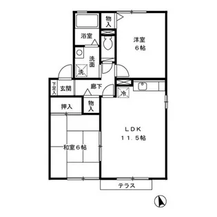 CASA’99【2階】の間取り