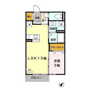サンモールヴィラ【2階】の間取り