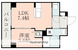 ピネータ天保山【406号室】の間取り