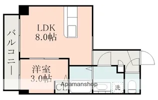 ピネータ天保山【2階】の間取り
